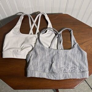 Lululemon 🍋 Lot of 2 Energy Bras Size 6 EUC